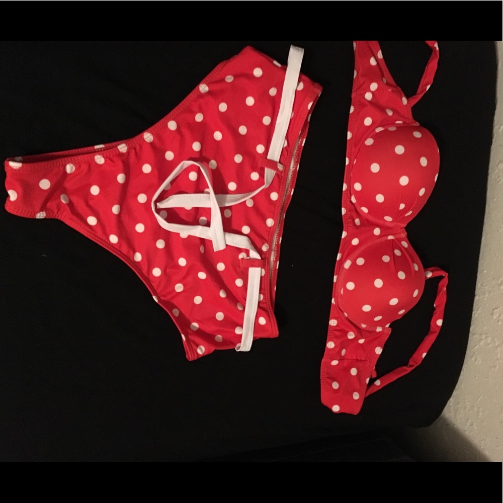 Two piece bathing suit